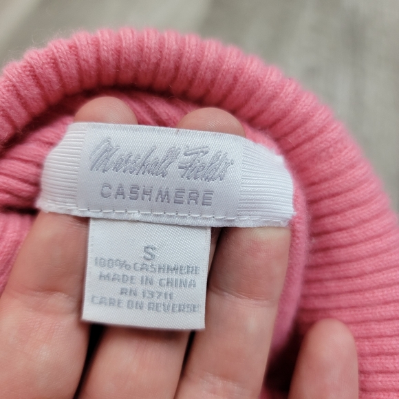 Vintage 100% cashmere turtleneck sweater pink - Picture 7 of 7